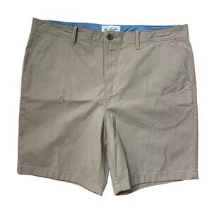 Penguin Khaki Flat Front Cotton Shorts Men’s Size 38